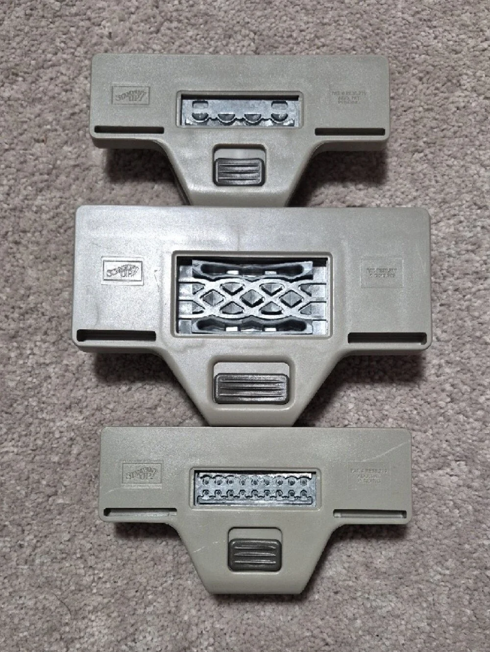 Stampin' Up! Paper‎ Border Punch Set in Gray and Silver
